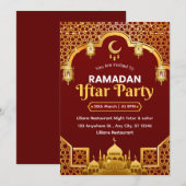 Ramadan Iftar Invitation Card 招待状 (正面/裏面)