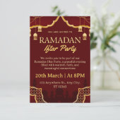 Ramadan Iftar Invitation Card 招待状 (スタンド正面)