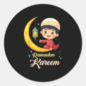 Ramadan Kareem ラウンドシール (正面)