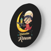 Ramadan Kareem ラージ壁時計 (傾斜)