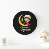 Ramadan Kareem ラージ壁時計 (ホーム)