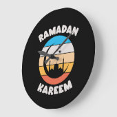 ramadan kareem ラージ壁時計 (傾斜)