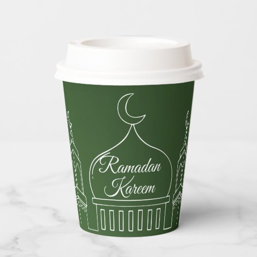 Ramadan Kareem 紙コップ (裏面)