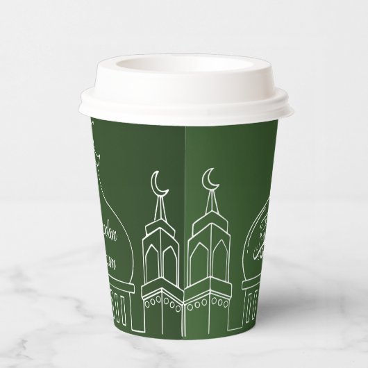 Ramadan Kareem 紙コップ (右)