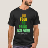 Ramadan Kareem 2023 Islamic Fasting Outfit for Men Tシャツ (正面)