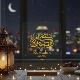 Ramadan Kareem Arabic Calligraphy Personalized  アクリルサイン