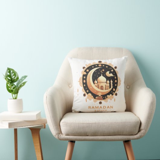 Ramadan Kareem Decorative Cushion Design クッション (椅子)