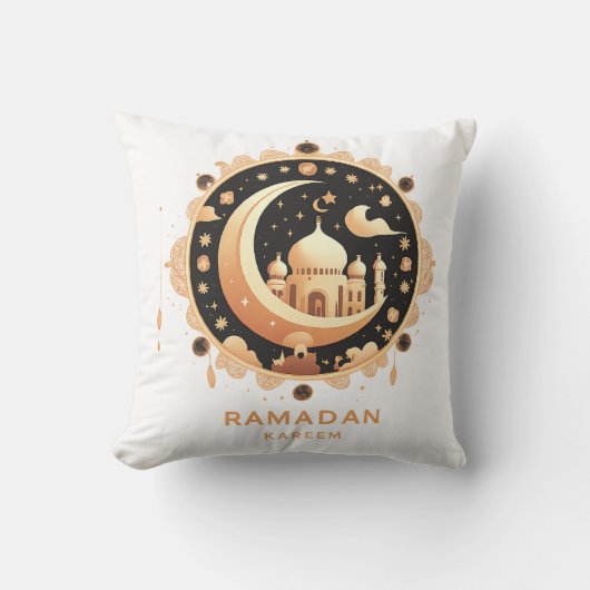 Ramadan Kareem Decorative Cushion Design クッション (正面)