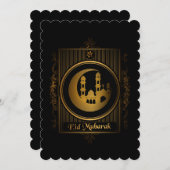 Ramadan Kareem & Eid Mubarak  Customized Greeting  シーズンカード (正面/裏面)