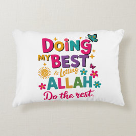 Ramadan Kareem & Eid Mubarak Islamic Accent Pillow アクセントクッション