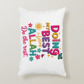 Ramadan Kareem & Eid Mubarak Islamic Accent Pillow アクセントクッション (正面(垂直))