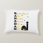 Ramadan Kareem & Eid Mubarak Islamic Accent Pillow アクセントクッション (裏面)