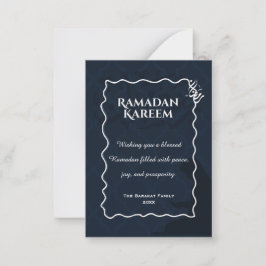 Ramadan Kareem Elegant Islamic Greeting Card ノートカード