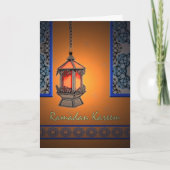 Ramadan Kareem、Fanoos、Filigree Windows カード (正面)