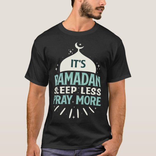 Ramadan Kareem Fasting For Muslim Islamic Idea Tシャツ (正面)