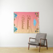 Ramadan Kareem Greeting タペストリー (インサイチュ(横))