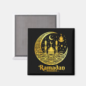 Ramadan Kareem Happy Fasting Ramadan Mubarak Islam マグネット (正面/裏面)