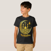 Ramadan Kareem Happy Fasting Ramadan Mubarak Islam Tシャツ (正面フル)