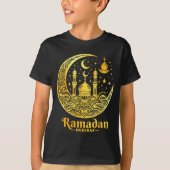 Ramadan Kareem Happy Fasting Ramadan Mubarak Islam Tシャツ (正面)