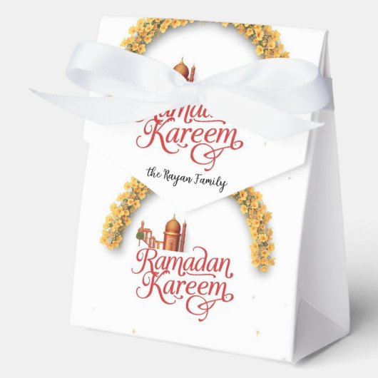 Ramadan Kareem holiday personalized フェイバーボックス (正面)