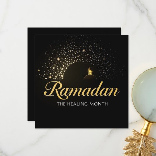 Ramadan Kareem holiday Personalized Card サンキューカード (正面/裏面インサイチュ)