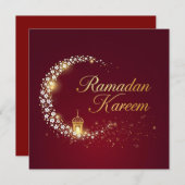 Ramadan Kareem holiday Personalized Card シーズンカード (正面/裏面)