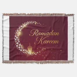 Ramadan Kareem holiday Personalized Card スローブランケット