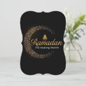 Ramadan Kareem holiday Personalized Card 招待状 (スタンド正面)