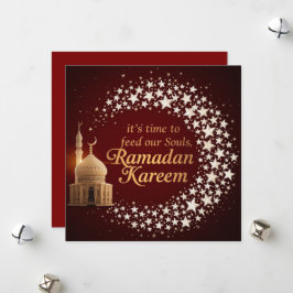 Ramadan Kareem holiday Personalized Elegant  Card シーズンカード