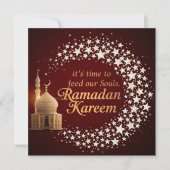 Ramadan Kareem holiday Personalized Elegant Card シーズンカード (正面)