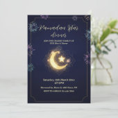 Ramadan Kareem Iftar dinner Party Invitation 招待状 (スタンド正面)