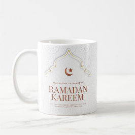 Ramadan Kareem Islamic Archway Art コーヒーマグカップ