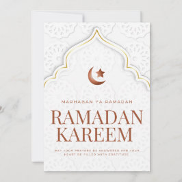 Ramadan Kareem Islamic Archway Art シーズンカード