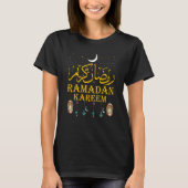 Ramadan Kareem Islamic Fasting Outfit for Men Wome Tシャツ (正面)