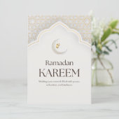 Ramadan Kareem Lantern & Crescent Art シーズンカード (スタンド正面)