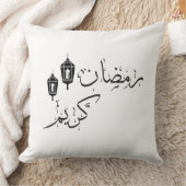 Ramadan Kareem Lantern Pillow クッション (ブランケット)