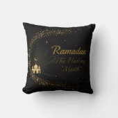 Ramadan Kareem Mubarak Lantern Ramadan 2026 Throw クッション (正面)