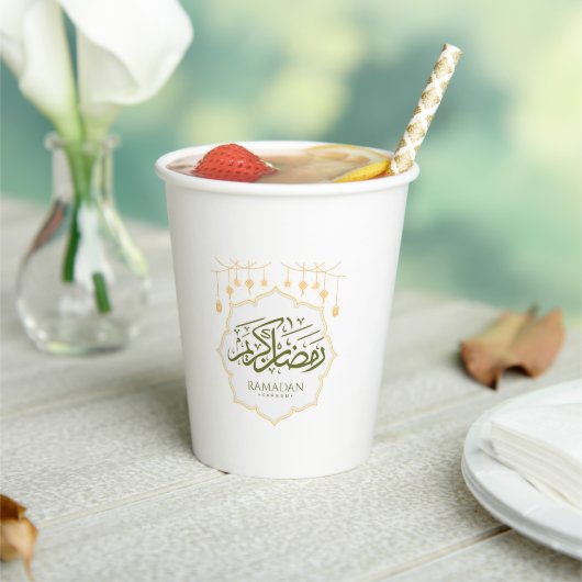  Ramadan Kareem Paper Cup 紙コップ (インサイチュ)