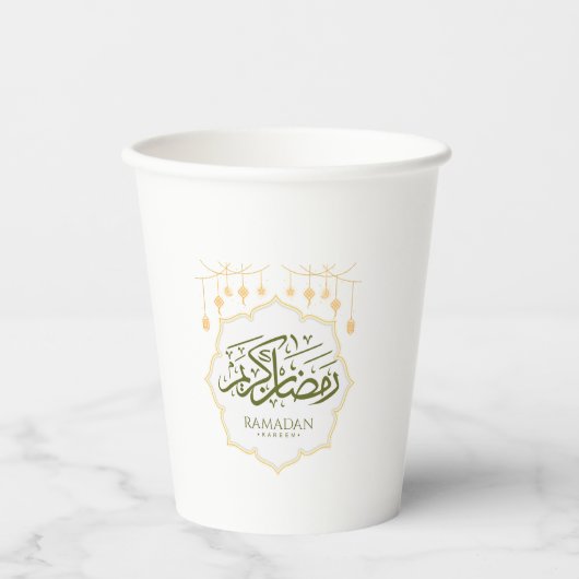  Ramadan Kareem Paper Cup 紙コップ (正面)