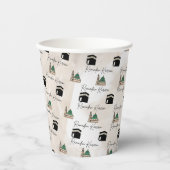 Ramadan Kareem Paper Cups Kaaba & Masjid al Nabawi 紙コップ (正面)