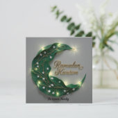 Ramadan Kareem personalized Elegant Card シーズンカード (スタンド正面)