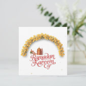 Ramadan Kareem Personliazed holiday Card シーズンカード (スタンド正面)