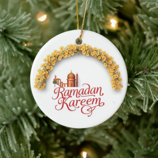 Ramadan Kareem Personliazed home decor ornament セラミックオーナメント (ツリー)