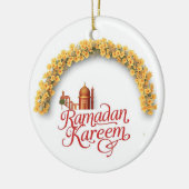 Ramadan Kareem Personliazed home decor ornament セラミックオーナメント (左)