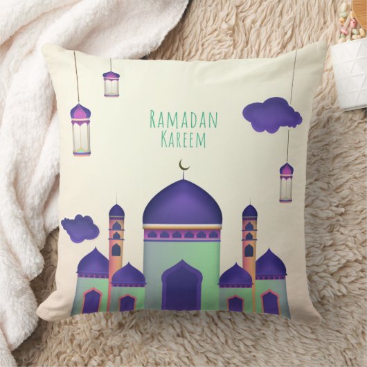 Ramadan Kareem Pillow クッション (ブランケット)