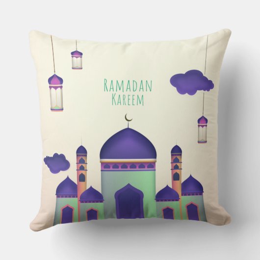 Ramadan Kareem Pillow クッション (裏面)