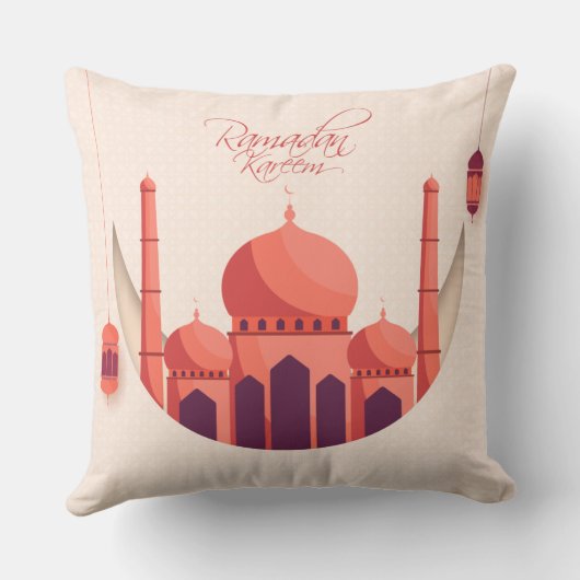 Ramadan Kareem Pillow  クッション (裏面)
