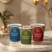 Ramadan Kareem Ramadan Mubarak Paper Cups 紙コップ