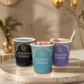 Ramadan Kareem Ramadan Mubarak Paper Cups 紙コップ