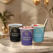 Ramadan Kareem Ramadan Mubarak Paper Cups 紙コップ